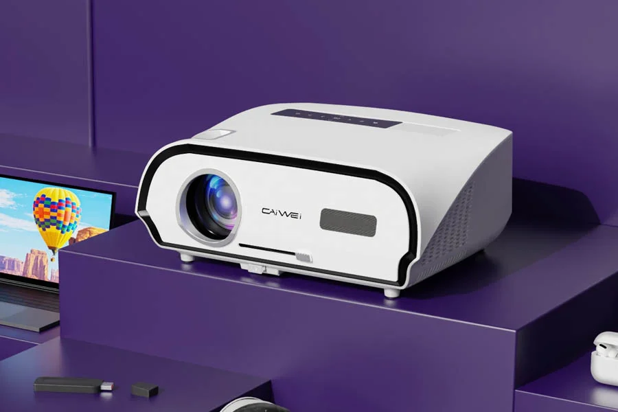 projector for movies on wall